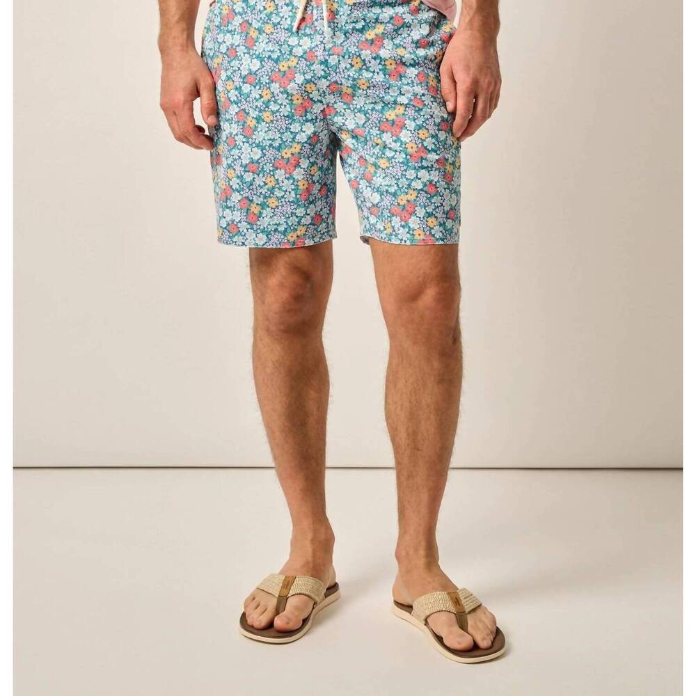 NEW JOHNNIE-O secret garden surf shorts in lake